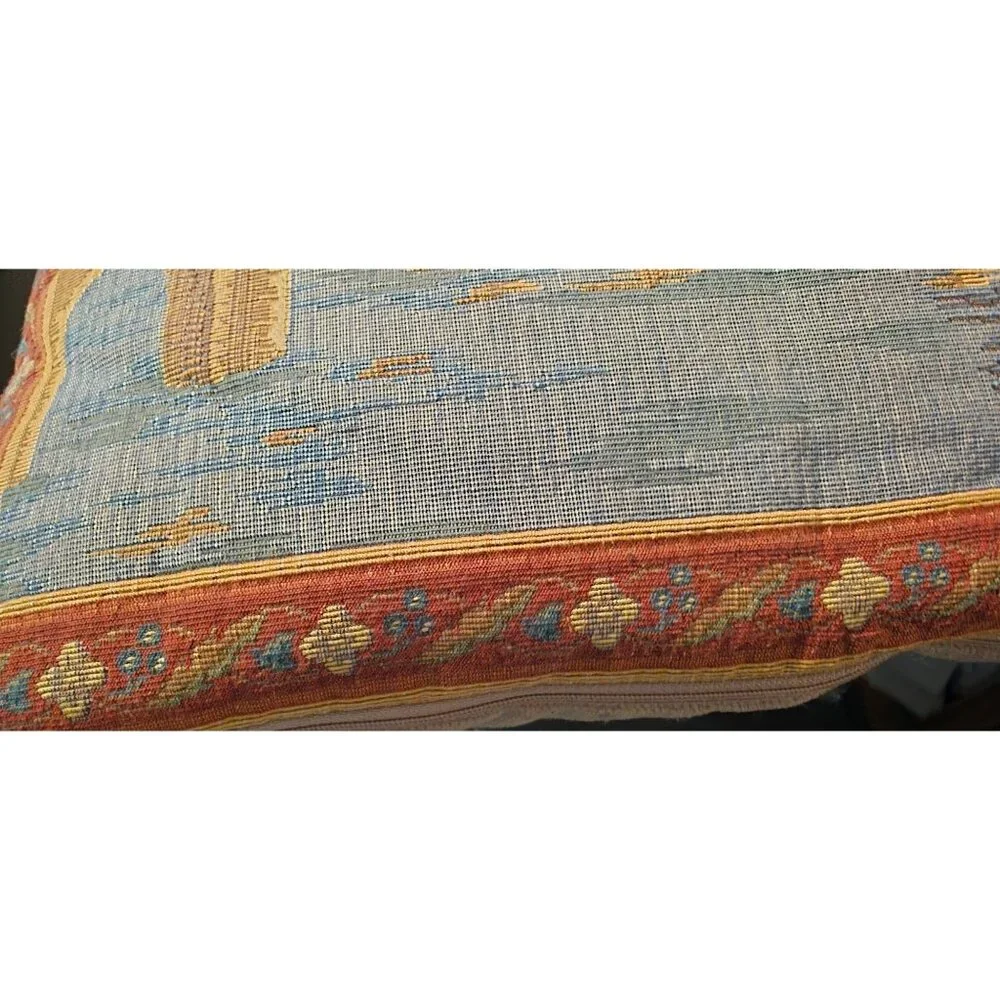 Tapestry Pillow Heidelberg Scenic Cover With Zipper Closure 17x16 Inches Decorat